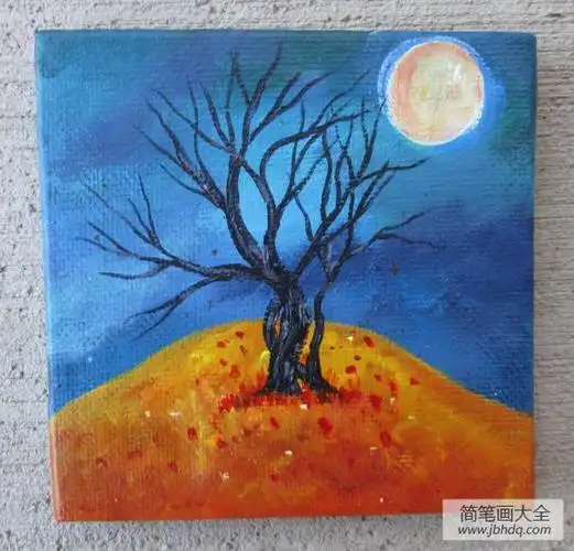 简笔画大全 儿童画 秋天儿童画现在已经是深秋了夜晚的温度瞬间就降