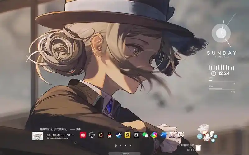 【4k】高质量二次元动态壁纸推荐 #96 丨 4k 60fps 动漫 游戏 【wallp