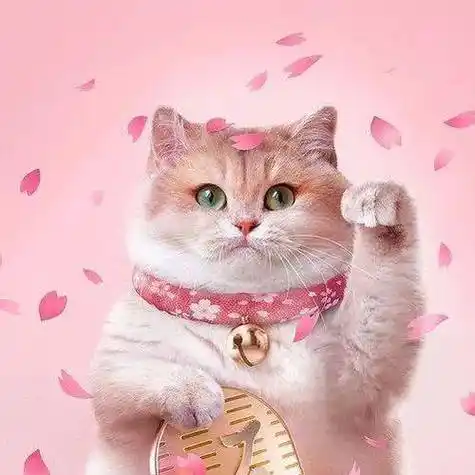 招好运猫微信头像 微信头像图片大全 -【爱个性】