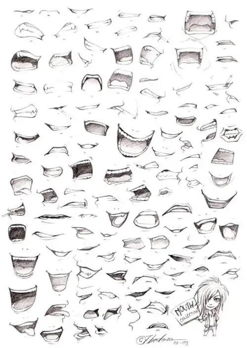 动漫人物五官的详细画法!