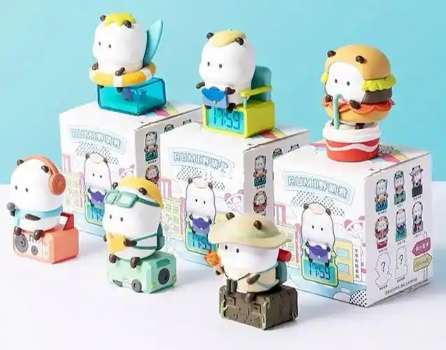 萌力星球野萌君坐享奇程系列盲盒潮玩手办