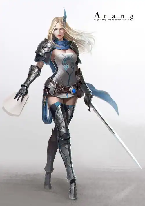 【角色设定】 战士盔甲角色原画-日韩精品-微元素element3ds