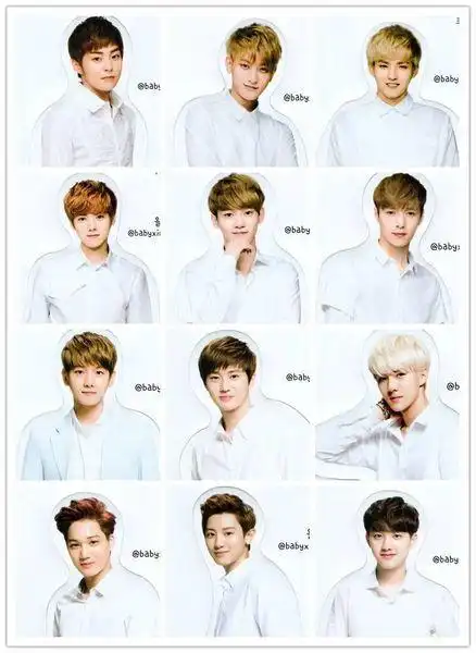 exo成员资料简介12人exo十二个人单照的图片韩国站姐说exo没几个单身