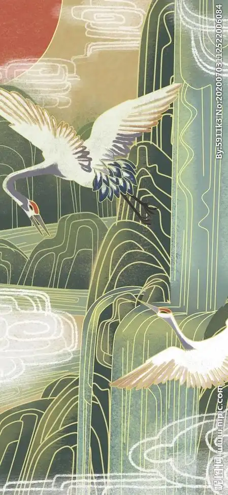 中国风精美潮流插画图片