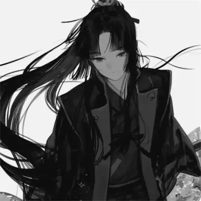 黑白系古风女头105张_女生头像_头像屋