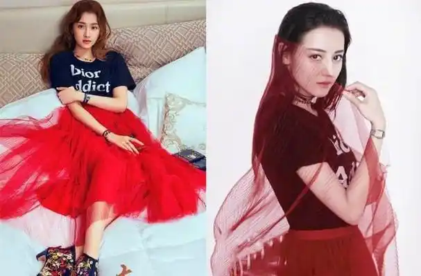 关晓彤撞衫迪丽热巴差距这么大,难怪鹿晗要她不要她_网易订阅