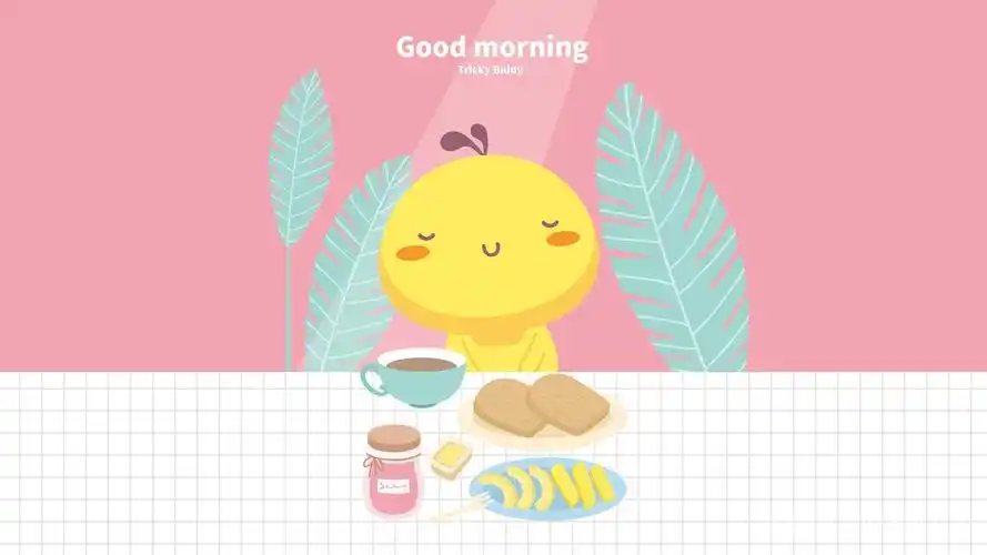 油爆叽丁少女心萌萌哒超清笔记本电脑壁纸,分辨率为1920x1080