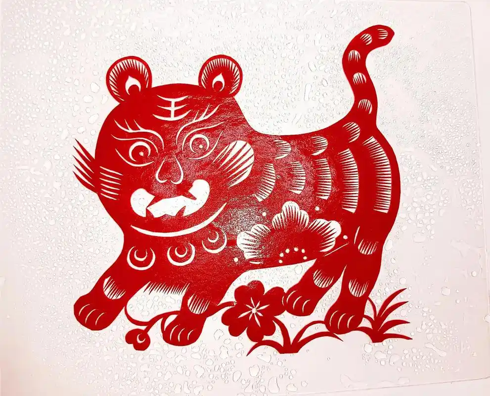 十二生肖之虎,下午两点直播.#非遗剪纸 #乐在其中 #剪窗花 - 抖音