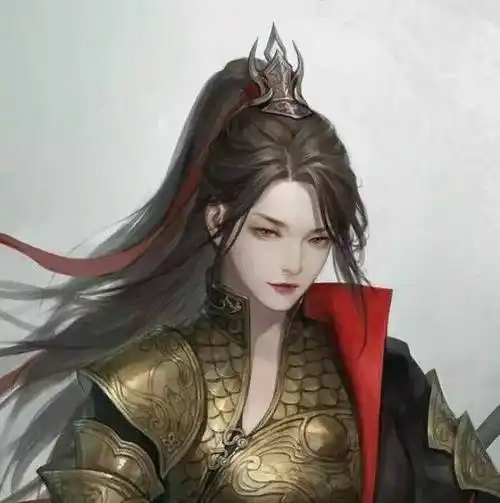 一个威风凛凛的女将军