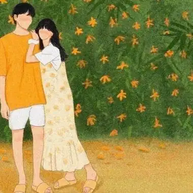 抖音超火的动漫情侣头像