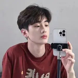 假发男短发时尚韩版帅气中分日常蓬松微分碎盖头夏季自然全头套式