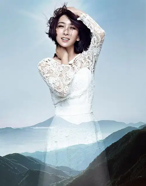 马苏特别"清纯"的几张照片,她自己都不敢认