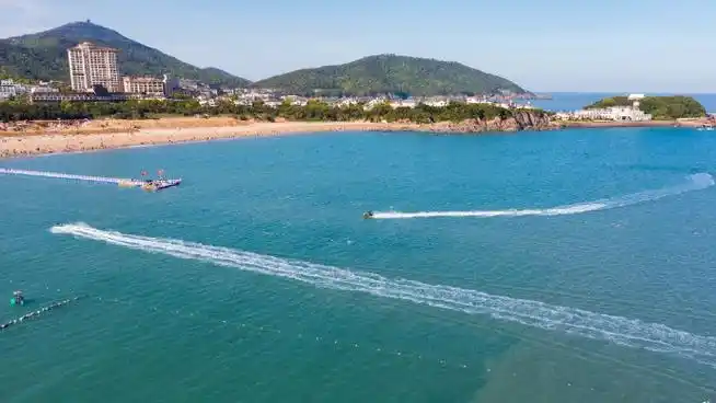 你一整天的快乐"    #朱家尖##一起去看海##沙滩#图源:朱家尖风景旅游