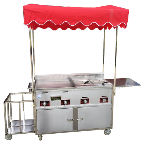 油炸小吃多功多功能能手抓饼移动路边摆地摊夜市烧烤车