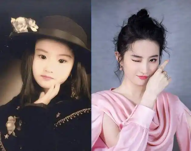 刘亦菲幼儿园毕业照被曝光,从小就打扮出众,不愧是"仙女"_时候_什么