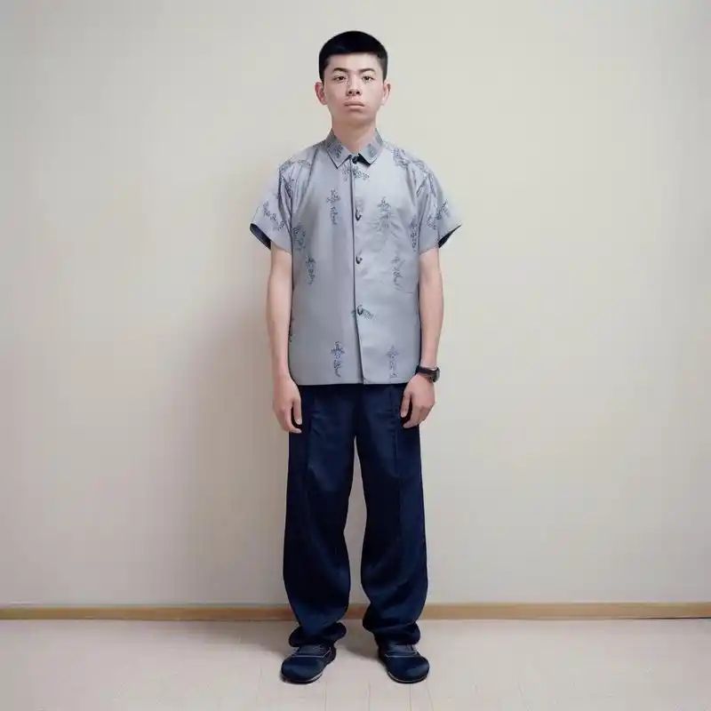 《20岁男人全身照》 prompt:china man,age 20,full body --v 5