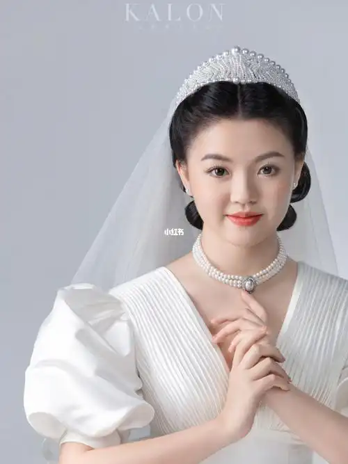 白秀珠同款发型海口婚纱照