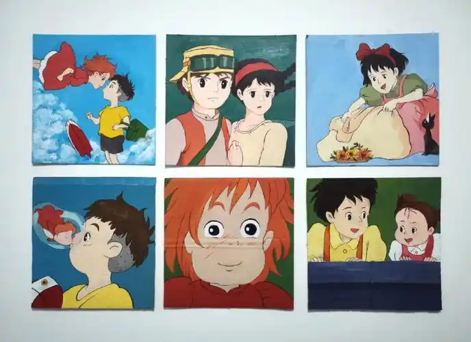 丙烯动漫插画宫崎骏系列