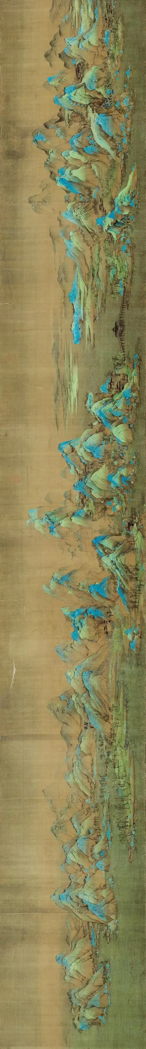 经典重现高清大图王希孟千里江山图