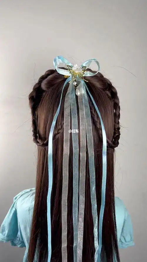 简单好扎美美哒古风汉服发型谁见了谁夸