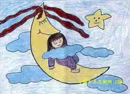 关于梦境的幼儿画简笔画