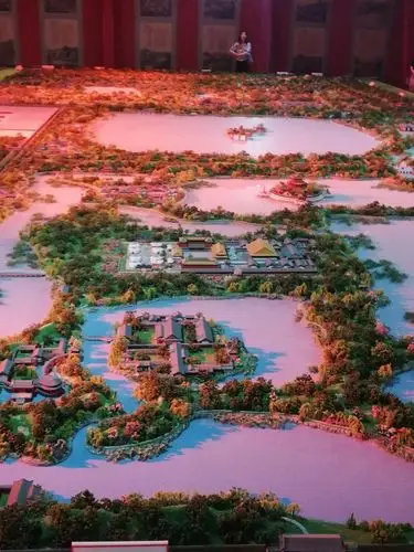 这是圆明园的全景图.多么美丽壮观.