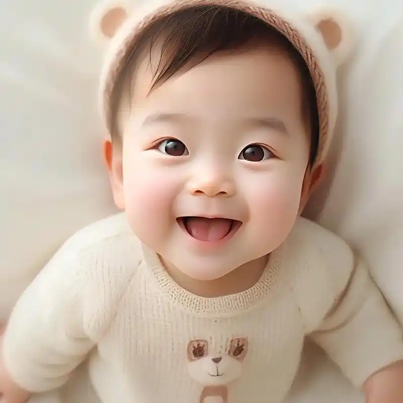大眼萌娃,可爱男宝幼崽头像.