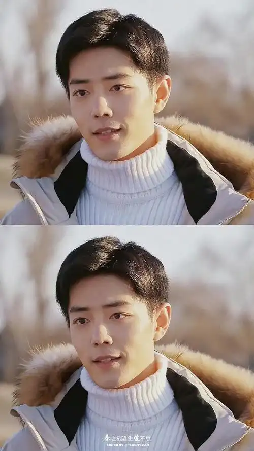 真的好爱肖战肖春生穿白色高领毛衣!