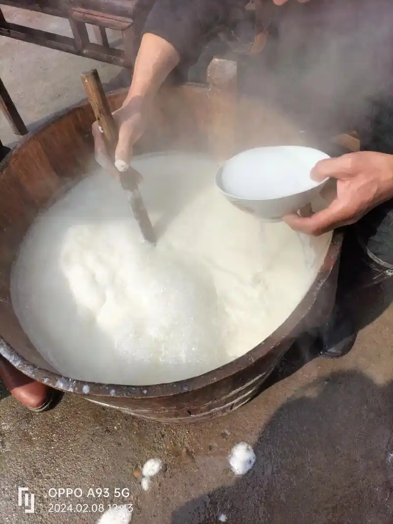 年味之卤水点豆腐#手工做豆腐
