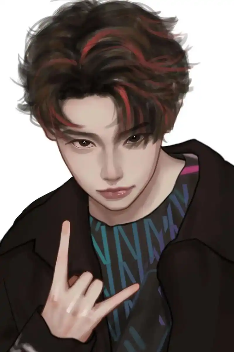 粉丝小姐姐要的小鬼,呐,他来啦#小鬼 #王琳凯 #绘画 #画 - 抖音