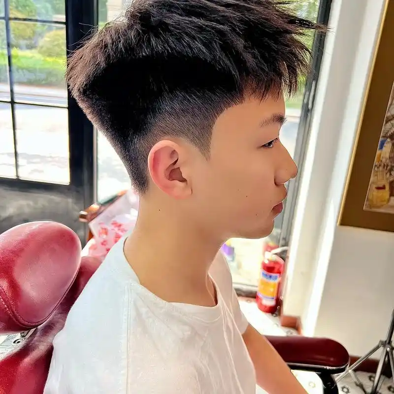 锡纸前刺细软发质必备男士烫发锡纸烫前刺发.