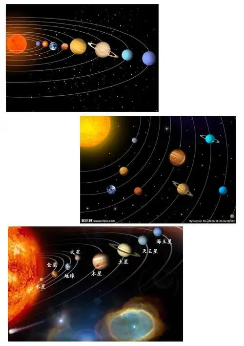 认识八大行星图片