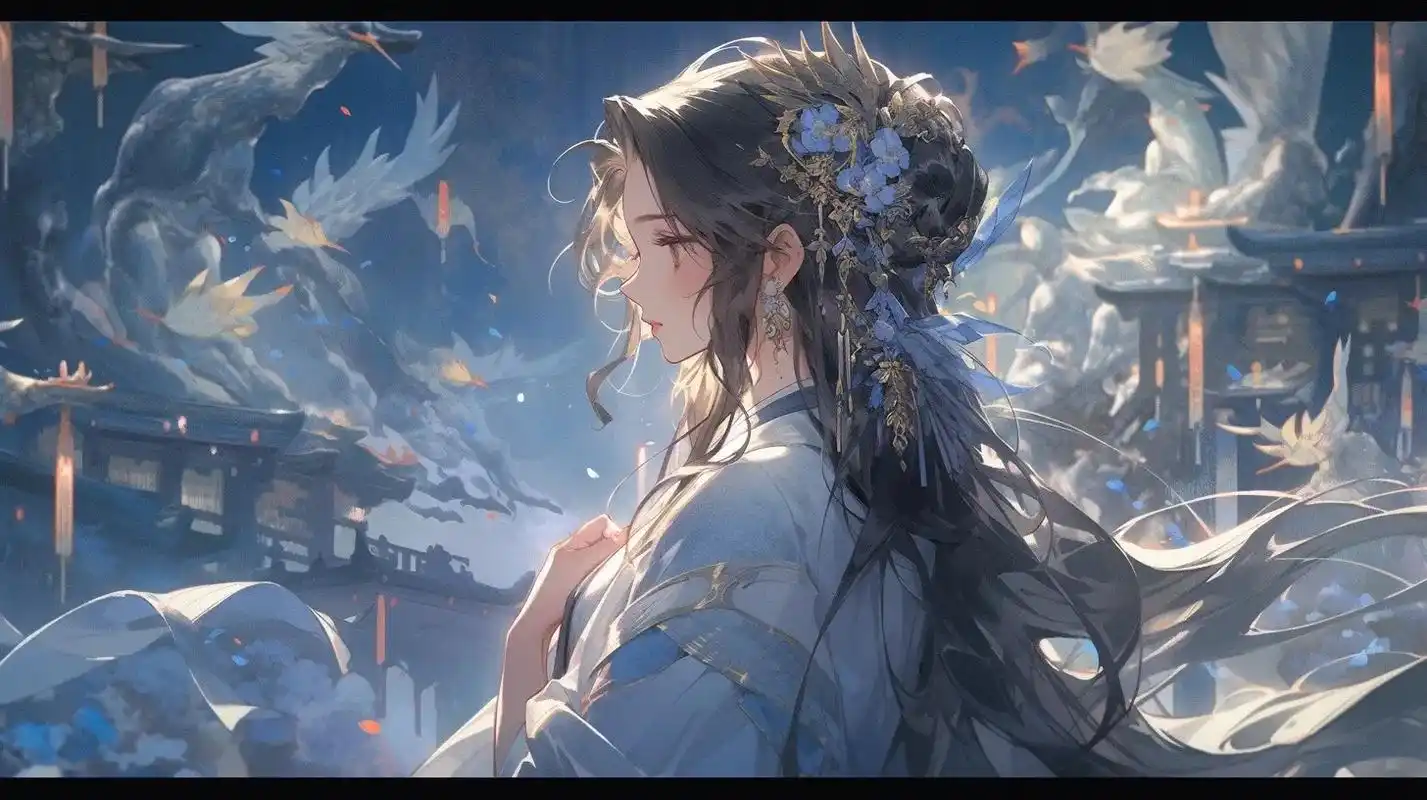 古风横版背景图.美就行了 #我又来送图啦 #二次元 #仙气十 - 抖音