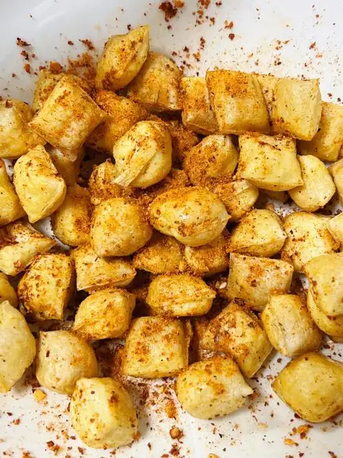 day326空气炸锅包浆豆腐