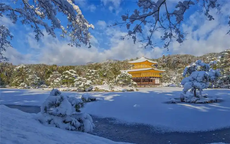 唯美日本雪景高清桌面壁纸