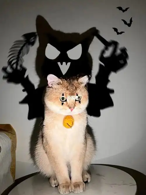 万圣节猫咪可爱鬼教程