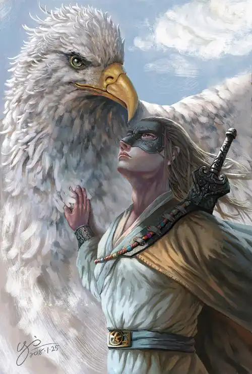 杨过与小龙女|插画|插画习作|杨建生 - 原创作品 - 站酷 (zcool)