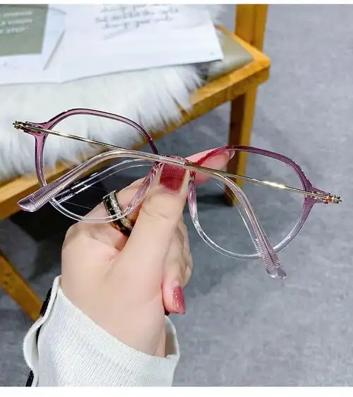 2021新款防蓝光眼镜女小红书同款网红平光镜近视成品可定制老花镜