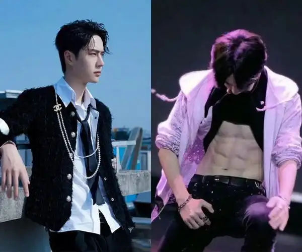 而且身材也很出众,8块腹肌是标配|吴尊|魏晨|八块腹肌|王嘉尔_网易