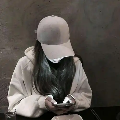 qq头像女生帽子控冷酷无面