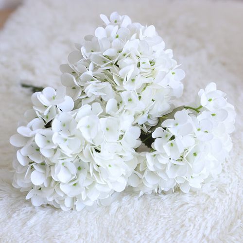 杉贝单支绣球花仿真花假花花束摆件家居客厅餐桌摆设装饰花婚庆手捧花