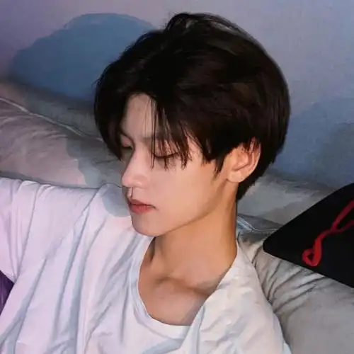 假发男短发韩版帅气男生中分发型仿真发丝蓬松自然头套男 奶奶灰 发网