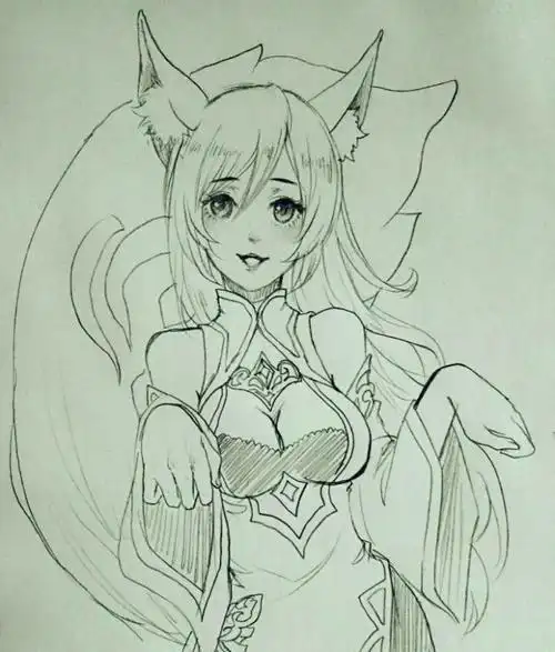 武庚纪妲己简笔画