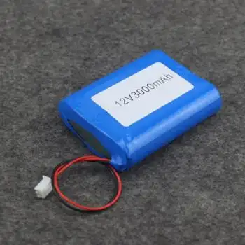 1v广场舞音响锂电池组快乐鸟宝野马电煤12伏电池 12v3000mah直排2.54