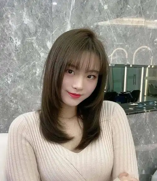 百搭长直发美到惊艳