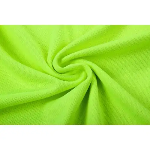 运动排汗短袖t恤 防晒圆领纯色涤纶女士女款跑步瑜伽上衣 tb-n 荧光色