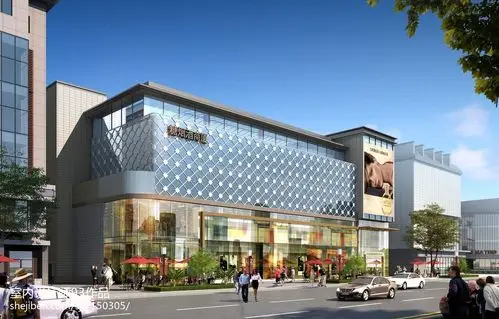 商场设计案例_1586912 – 设计本装修效果图