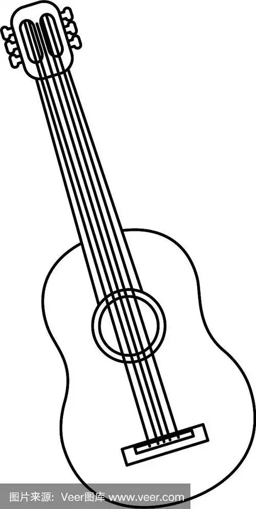 吉他声学图标图像