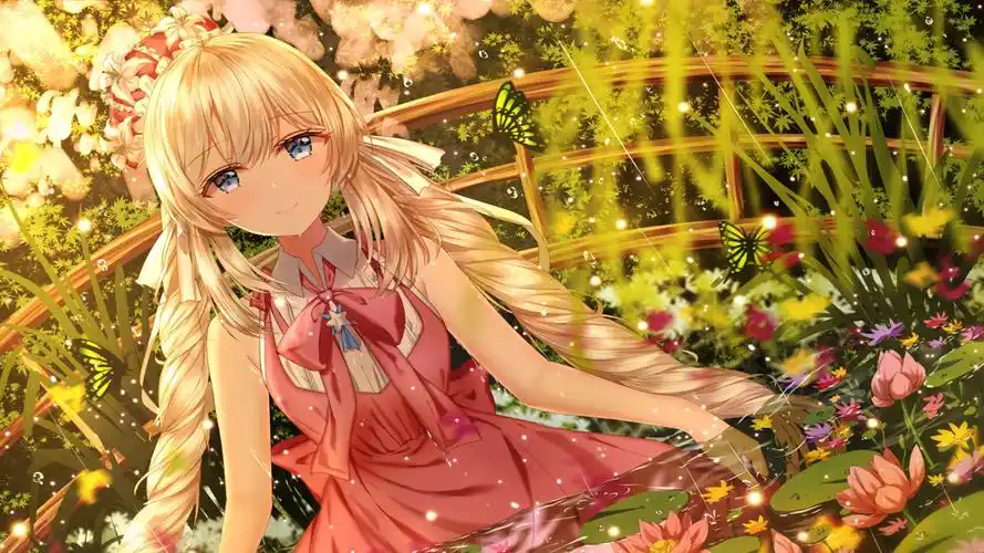 唯美动漫美女插画高清桌面壁纸,随着时代的发展,动漫越来越被大家接受