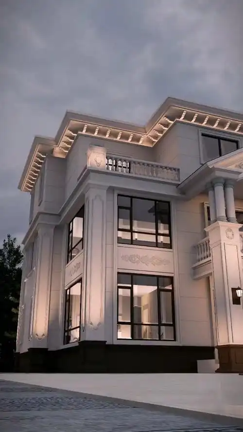 三层高端大气的欧式别墅